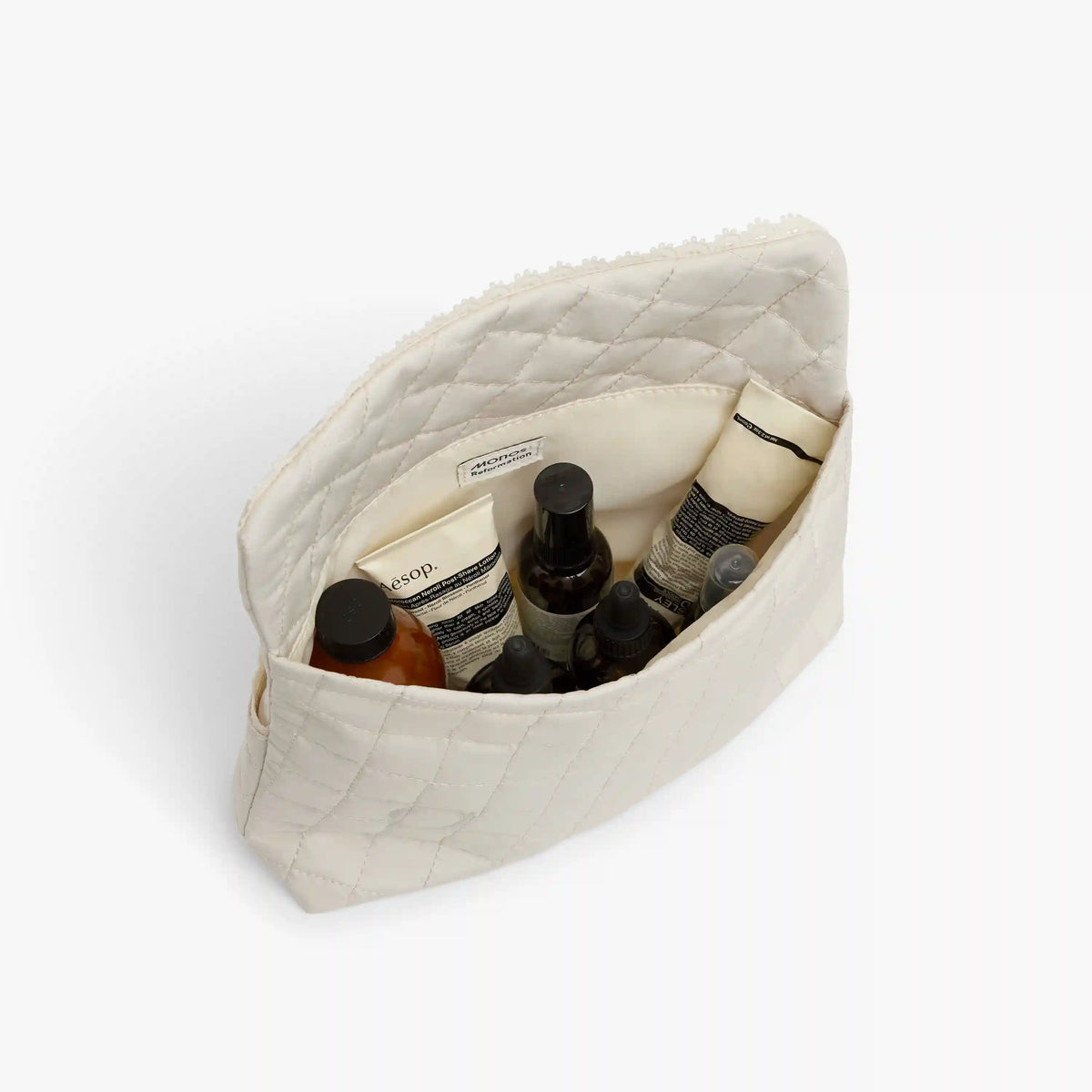 Monos × Reformation Cosmetic Pouch